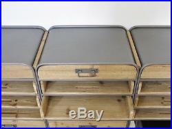 Retro Urban Vintage Industrial Sideboard 15 drawer chest sideboard cabinet 150cm