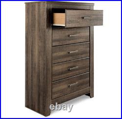 Signature Design by Ashley Juararo 5-Drawer Chest Dark Brown