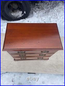 Solid Wood Cherry 3 Drawer Small Chest Harden Furniture