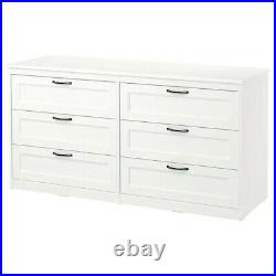 Songesand White IKEA Chest of 6 drawers, used