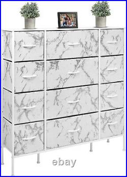 Sorbus Dresser with 12 Drawers Marble Collection Bedroom Furniture Storage Chest