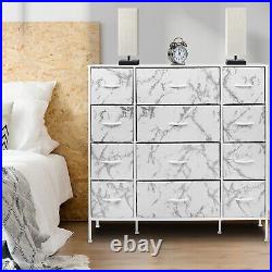 Sorbus Dresser with 12 Drawers Marble Collection Bedroom Furniture Storage Chest