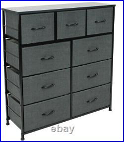 Sorbus Dresser with 9 Drawers Furniture Storage Chest Tower Unit for Bedroom