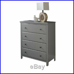 South Shore Cotton Candy 4-Drawer Chest in Soft Gray
