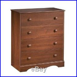South Shore Heavenly 4 Drawer Chest in Royal Cherry Finish