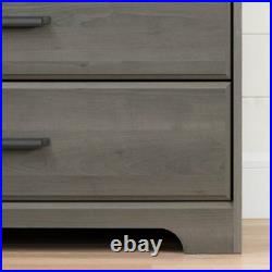 South Shore Versa 8 Drawer Dresser in Gray Maple