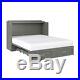 Southampton Murphy Bed Chest Queen Grey with Charging Station