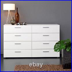 Storage Cabinet Organizer 8 Drawer Double Dresser Chest of Drawers Furniture US