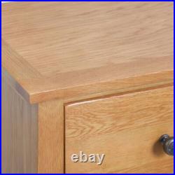 Tall 5 Drawer Lingerie Dresser Chest Solid Oak Wood Storage Organizer Unit NEW