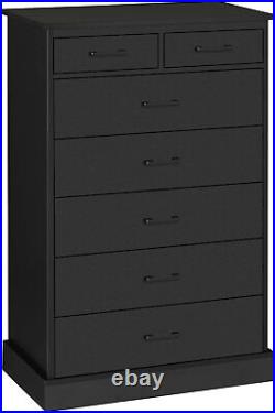 Tall 7 Drawer White Dresser for Bedroom Large Storage Cabinet, Chest of Drawers