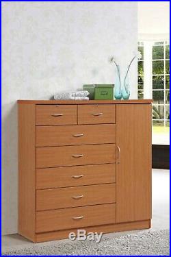 Tall Dresser Bedroom 7 Drawer Storage Organizer Cabinet Chest Furniture