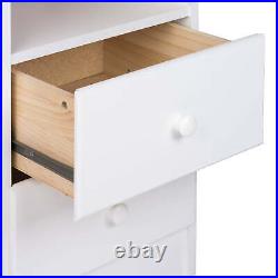 Tall White Dresser 6-Drawer Chest for Bedroom Perfect Chest of Drawers Storage
