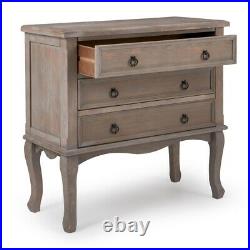 Truly Home Thomas 3 Drawer Chest Gray