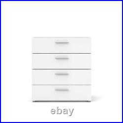 Tvilum Austin 4-Drawer Chest 26.81Hx31.57Wx15.85D Particle Board in White