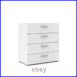 Tvilum Austin 4-Drawer Chest 26.81Hx31.57Wx15.85D Particle Board in White