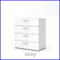 Tvilum Austin 4-Drawer Chest 26.81Hx31.57Wx15.85D Particle Board in White