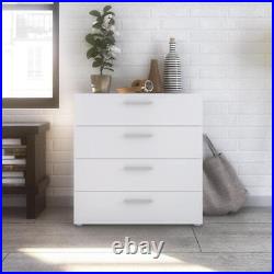 Tvilum Austin 4-Drawer Chest 26.81Hx31.57Wx15.85D Particle Board in White