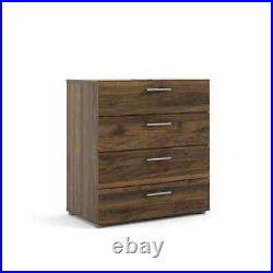 Tvilum Chest of-Drawer 31.57 x 26.81 x 15.85 Particle Board 4-Storage Walnut