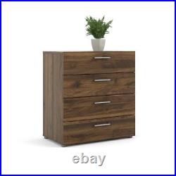 Tvilum Chest of-Drawer 31.57 x 26.81 x 15.85 Particle Board 4-Storage Walnut