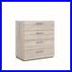 Tvilum Chest of Drawers 31.57W x 26.81H 4-Drawer Particle-Board Wood Truffle