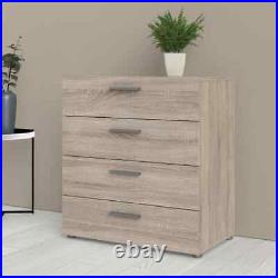 Tvilum Chest of Drawers 31.57W x 26.81H 4-Drawer Particle-Board Wood Truffle