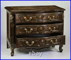 Two (2) Marge Carson Vouvray Marble Top 3 Drawer Chests Nightstands