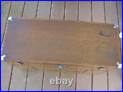 USA Gerstner 072 oak machinist wood tool chest box rare drawer pattern