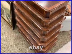 Unusual MAITLAND SMITH 6 Drawer Jewelry Lingerie Step Back Stacked CHEST
