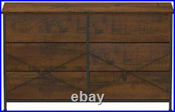 Used 6 Drawer Dresser Furniture Organizer Chest of Drawers Clothes Storage