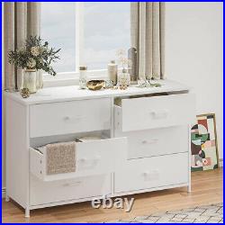 Used 6 Drawers Dresser Chest Furniture Bedroom Storage Organizer Wood Frame