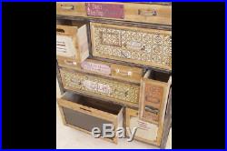 Vintage 8 Drawer Chest Rustic Filing Cabinet Storage Cupboard Colourful Unit New