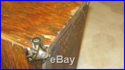 Vintage Antique STAR 7-drawer Oak Wood Machinist Tool Box Chest