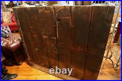 Vintage Apothecary Cabinet 54 Drawer Black Wood Cubby vintage storage chest box