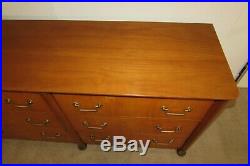 Vintage Baker Dresser, 6 Drawer Low Chest, Regency Style Rare Model