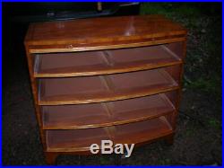 Vintage Baker Furniture Yew Wood 4 Drawer Chest With Sliding Board 34x32x18