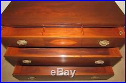 Vintage Berkey & Gay Mahogany Dresser, Bachelor Chest, 3 Drawer Hall Console
