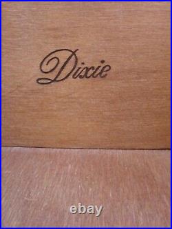 Vintage DIXIE French 6 Drawer Lingerie Chest White/Gold Trim Excellent