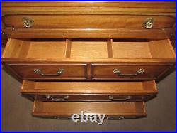 Vintage Drexel Triune Chest, 5 Drawer High Dresser Truine