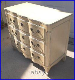 Vintage John Widdicomb French 3 Drawer Painted Chest