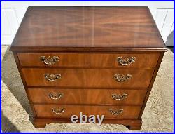 Vintage Knob Creek Four Drawer Two Tone Traditional Style Bachelors Chest
