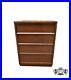 Vintage MCM Walnut Four Drawer Chest of Drawers