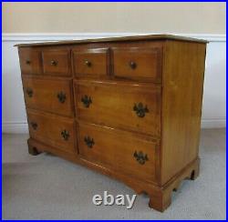 Vintage Maple Dresser, Six Drawer Low Chest