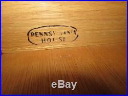 Vintage Pennsylvania House Cherry Chest On Chest, 9 Drawer High Dresser