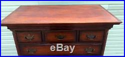 Vintage SOLID Mahogany Oxford KINDEL Chippendale Chest Of Drawers Dresser NICE