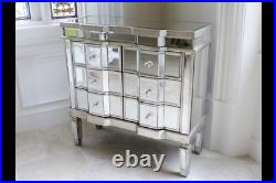 Vintage Shabby Chic Mirrored Chest Of Drawers Statement Piece