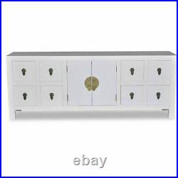 Vintage Sideboard Furniture White Large Cabinet Storage Cupboard Chest Drawers