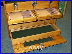 WINDSOR 8 DRAWER WOOD WOODEN TOOL STORAGE CHEST BOX Toolbox Craft Sewing Cabinet