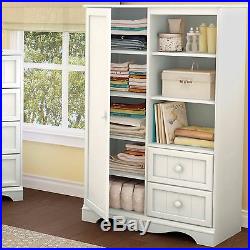Wardrobe Armoire Dresser Clothes Closet Nursery Chest Cabinet Drawer Furniture