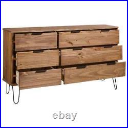 Wood Chest Storage 6 Drawers Dresser Bedroom Cabinet Furniture Toys Organizer