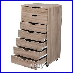 Wood Chest of Drawers 7 Drawer Dresser Bedroom Furniture Storage Cabinet
